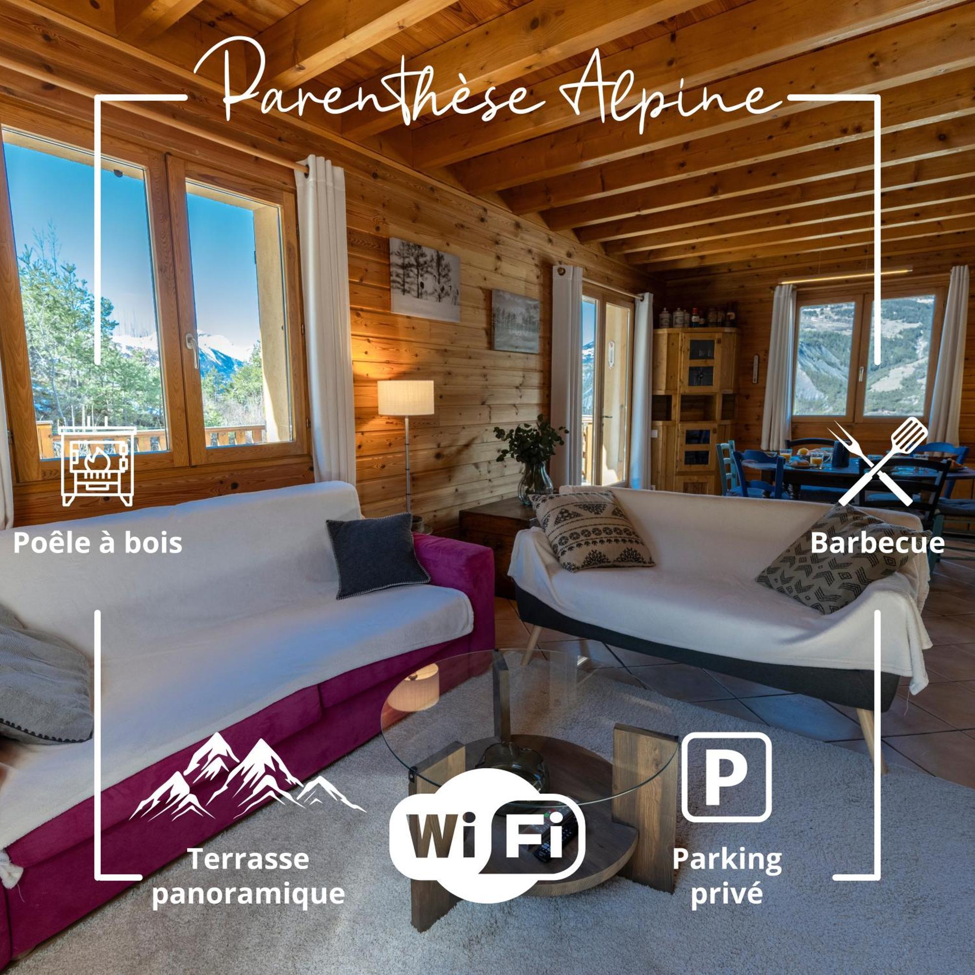 EnchastrayesParenthese Alpine - Poele A Bois - Calme - Parking别墅 外观 照片